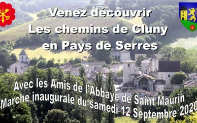 Inauguration walk Chemins de Cluny en Pays de Serres