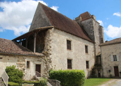 photograph of the abbey château