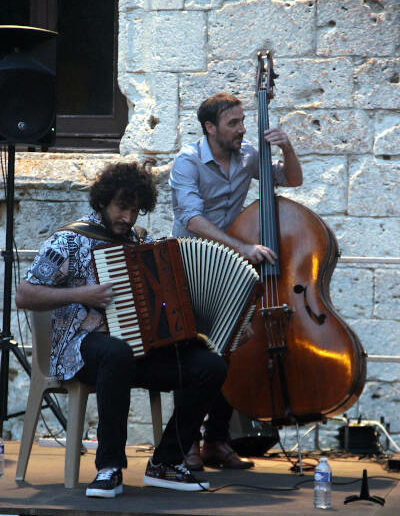 Yannis Constans Quartett - Roberto Gervasi: Accordéon, Camille Wolfrom : Contrebasse